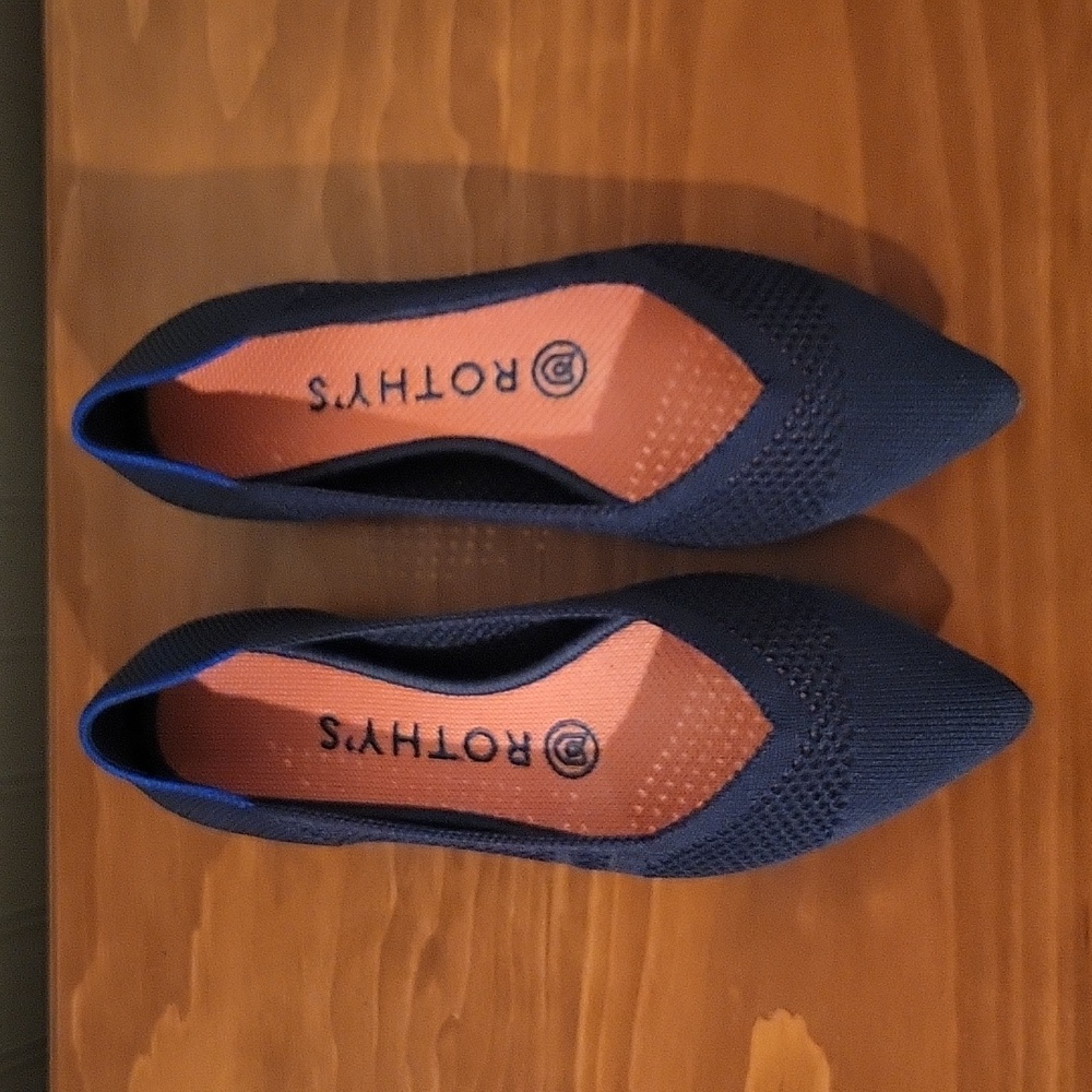 Rothy's The Original Point, Navy 6